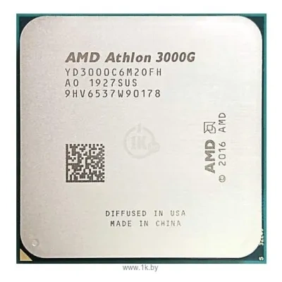 AMD Athlon 3000G (AM4, L3 4096Kb)