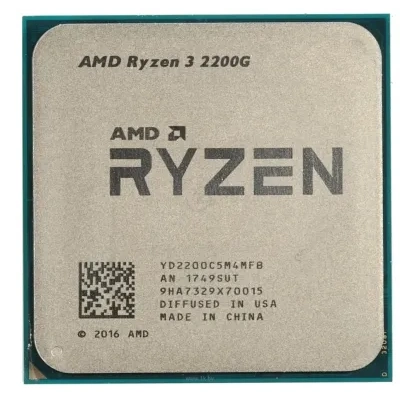 AMD Ryzen 3 2200G Raven Ridge (AM4, L3 4096Kb)