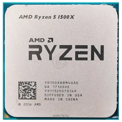 AMD Ryzen 5 1500X Summit Ridge (AM4, L3 16384Kb)