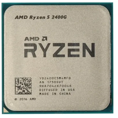 AMD Ryzen 5 2400G Raven Ridge (AM4, L3 4096Kb)