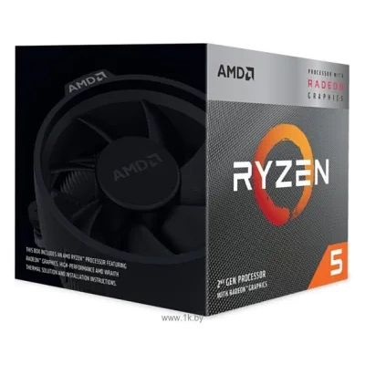 AMD Ryzen 5 3400G Picasso (AM4, L3 4096Kb)