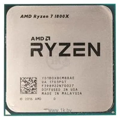 AMD Ryzen 7 1800X Summit Ridge (AM4, L3 16384Kb)