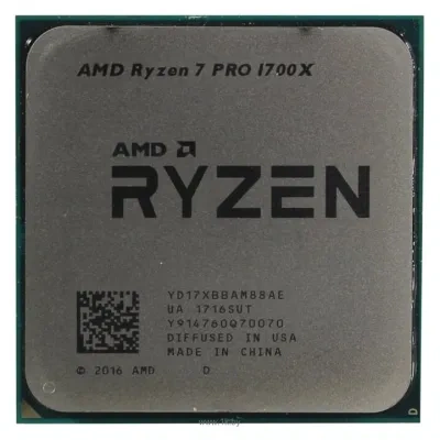 AMD Ryzen 7 PRO 1700X Summit Ridge (AM4, L3 16384Kb)