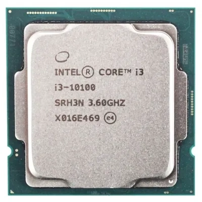 Intel Core i3-10100 Comet Lake (3600MHz, LGA1200, L3 6144Kb)