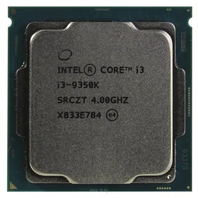 Intel Core i3-9350K Coffee Lake (4000MHz, LGA1151 v2, L3 8192Kb)