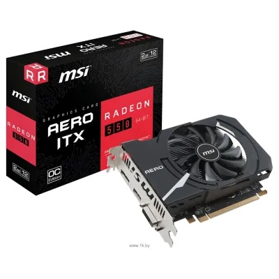 AMD RADEON RX 550 AERO ITX 2G OC