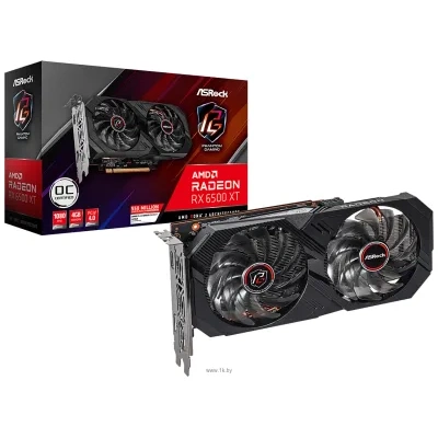 ASRock Radeon RX 6500 XT Phantom Gaming D 4GB OC (RX6500XT PGD 4GO)