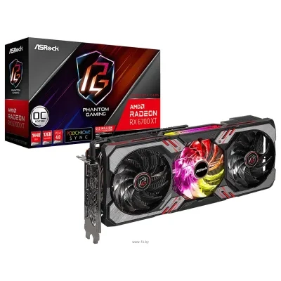 ASRock Radeon RX 6700 XT Phantom Gaming D 12GB OC (RX6700XT PGD 12GO)