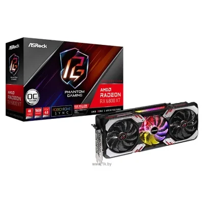 ASRock Radeon RX 6800 XT Phantom Gaming D OC 16GB (RX6800XT PGD 16GO)