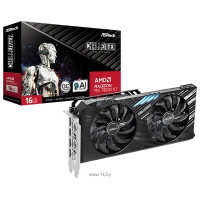 ASRock Radeon RX 7600 XT Challenger 16GB OC (RX7600XT CL 16GO)