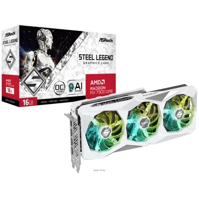 ASRock Radeon RX 7900 GRE Steel Legend 16GB OC (RX7900GRE SL 16GO)