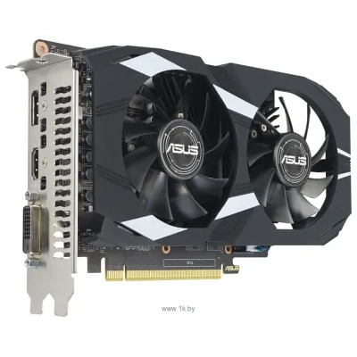 ASUS Dual GeForce GTX 1650 OC Edition 4GB GDDR6 EVO (DUAL-GTX1650-O4GD6-P-EVO)