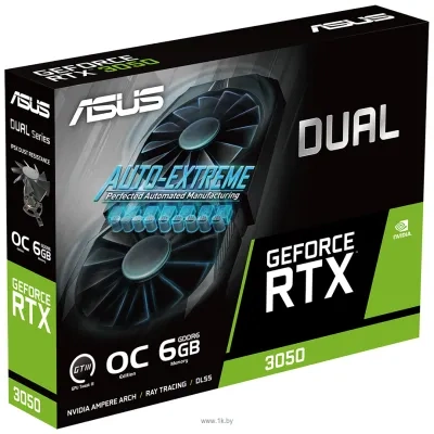 ASUS Dual GeForce RTX 3050 OC Edition (DUAL-RTX3050-O6G)