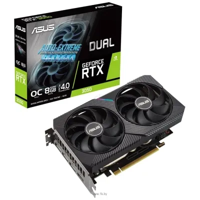 ASUS Dual GeForce RTX 3050 OC Edition (DUAL-RTX3050-O8G)