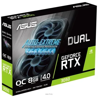 ASUS Dual GeForce RTX 3050 OC Edition (DUAL-RTX3050-O8G)