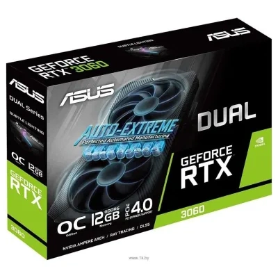 ASUS Dual GeForce RTX 3060 OC Edition 12GB (DUAL-RTX3060-O12G)