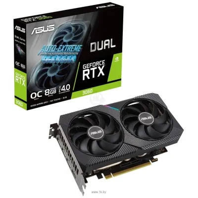 ASUS Dual GeForce RTX 3060 OC Edition 8GB (DUAL-RTX3060-O8G)