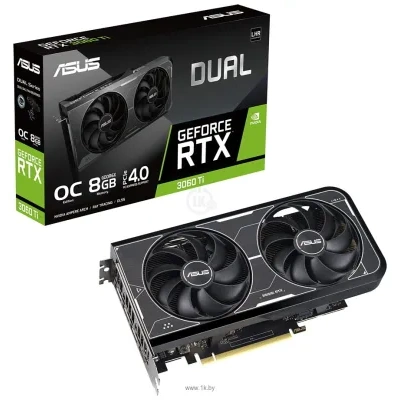 ASUS Dual GeForce RTX 3060 Ti OC 8GB (DUAL-RTX3060TI-O8GD6X)