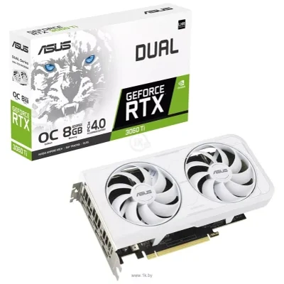 ASUS Dual GeForce RTX 3060 Ti White OC 8GB (DUAL-RTX3060TI-O8GD6X-WHITE)