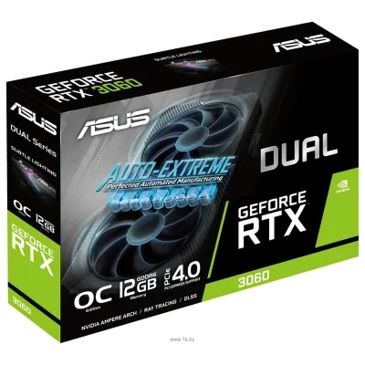 ASUS Dual GeForce RTX 3060 V2 OC Edition 12GB (DUAL-RTX3060-O12G-V2)