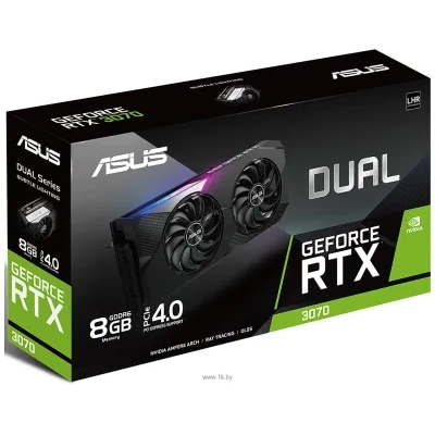 ASUS DUAL GeForce RTX 3070 V2 8GB GDDR6 (DUAL-RTX3070-8G-V2)