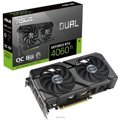 ASUS DUAL GeForce RTX 4060 Ti Evo OC Edition 8GB GDDR6 (DUAL-RTX4060TI-O8G-EVO)