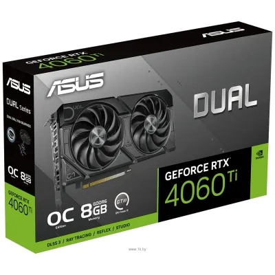 ASUS DUAL GeForce RTX 4060 Ti Evo OC Edition 8GB GDDR6 (DUAL-RTX4060TI-O8G-EVO)