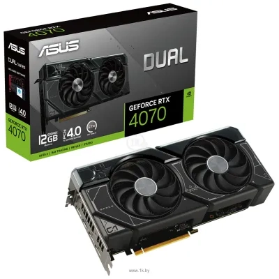 ASUS DUAL GeForce RTX 4070 12GB GDDR6X (DUAL-RTX4070-12G)