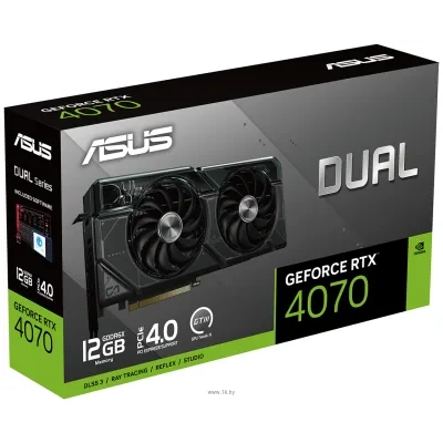 ASUS DUAL GeForce RTX 4070 12GB GDDR6X (DUAL-RTX4070-12G)