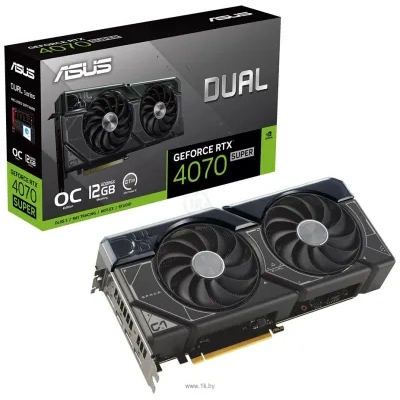 ASUS Dual GeForce RTX 4070 Super OC Edition 12GB GDDR6X (DUAL-RTX4070S-O12G)