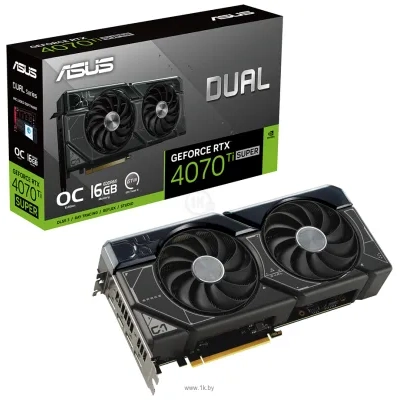 ASUS Dual GeForce RTX 4070 Ti Super OC Edition 16GB GDDR6X (DUAL-RTX4070TIS-O16G)