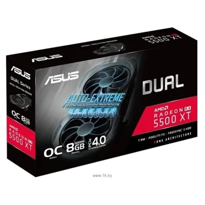 ASUS DUAL Radeon RX 5500 XT 8192Mb EVO OC