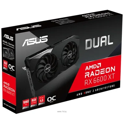 ASUS Dual Radeon RX 6600 XT OC Edition 8GB GDDR6