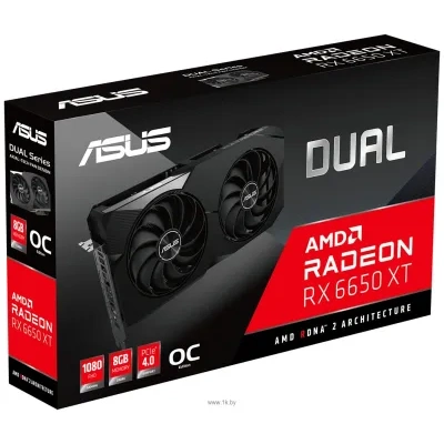 ASUS Dual Radeon RX 6650 XT OC Edition 8GB (DUAL-RX6650XT-O8G)