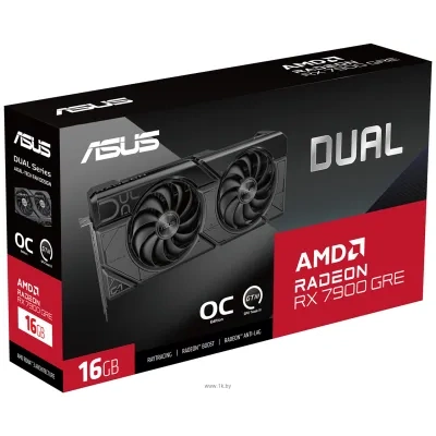 ASUS Dual Radeon RX 7900 GRE OC Edition 16GB GDDR6 (DUAL-RX7900GRE-O16G)