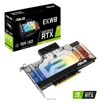 ASUS EKWB GeForce RTX 3080 10GB (RTX3080-10G-EK)