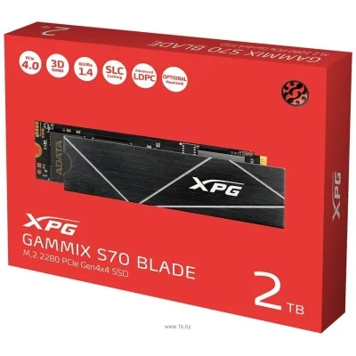 ADATA XPG GAMMIX S70 Blade 2TB AGAMMIXS70B-2T-CS