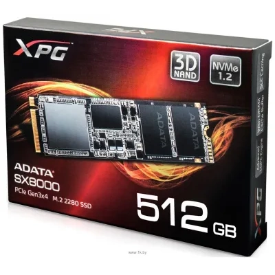 ADATA XPG SX8000 512GB ASX8000NP-512GM-C (bez radiatora)