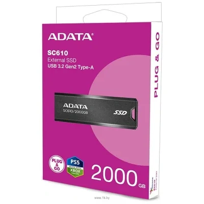 ADATA SC610 2TB SC610-2000G-CBK/RD