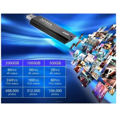 ADATA SC610 500GB SC610-500G-CBK/RD