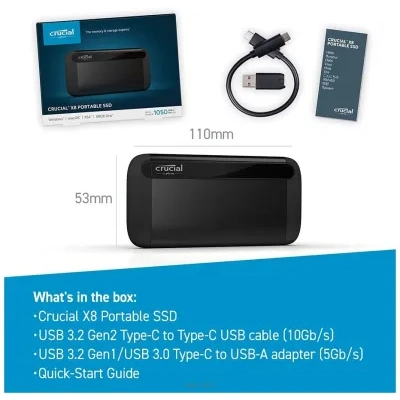 Crucial X8 2TB CT2000X8SSD9