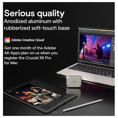 Crucial X9 Pro for Mac 4TB CT4000X9PROMACSSD9B