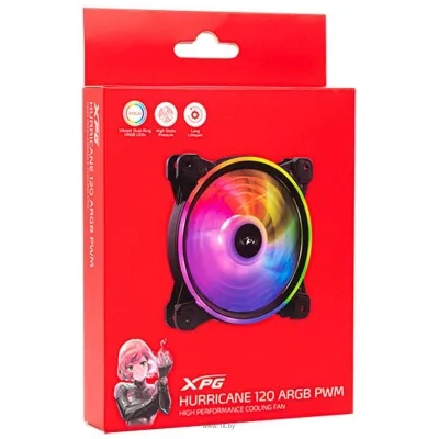ADATA Hurricane 120 ARGB PWM (chernyiy)