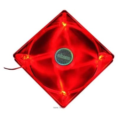 Akasa 14cm Quiet Red LED Fan