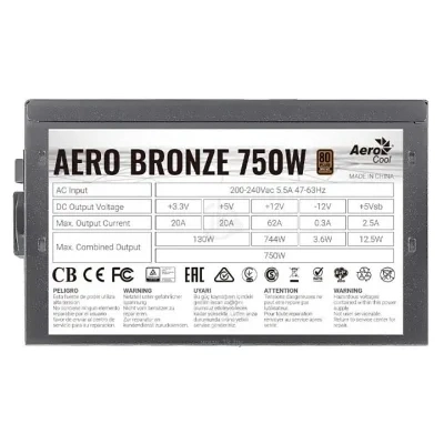 AeroCool Aero Bronze 750W