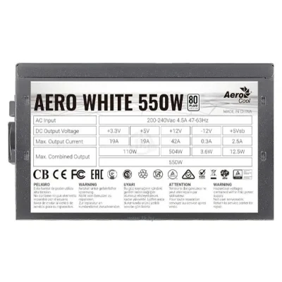 AeroCool Aero White 550W